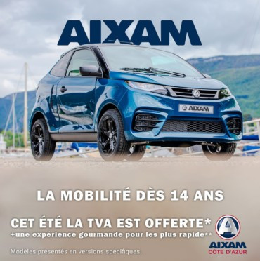 Bénéficiez de la TVA Offerte sur une sélection de véhicules thermiques ou 100% électrique AIXAM