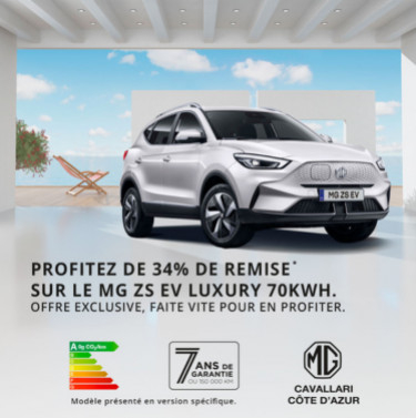 MG ZS EV Luxury disponible &agrave; partir de 26 900&euro;*