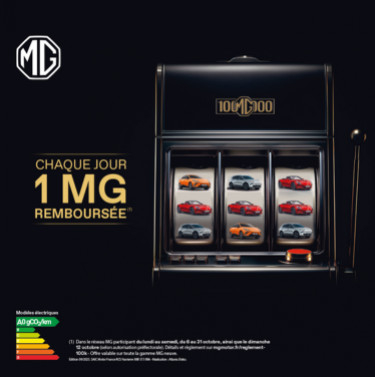 1 MG rembours&eacute;e par jour(1)