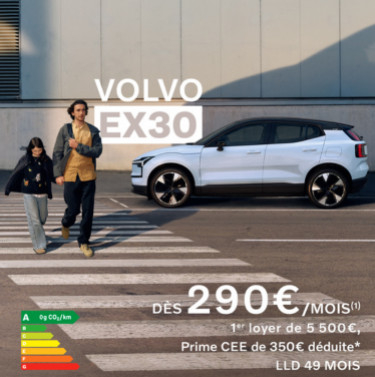 Votre prochain SUV Volvo est disponible d&egrave;s 290&euro;/mois (1)