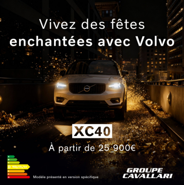 Votre prochain Volvo XC40 est disponible d&egrave;s 25 900&euro;(1)